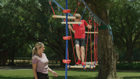 Double Slackline Course - RICKETY BRIDGE Edition  (80 or 110 Foot Line)