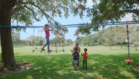 Double Slackline Course - RICKETY BRIDGE Edition  (80 or 110 Foot Line)